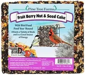 Pack of 8 Pine Tree Fruit, Berry, Nut, & Seed Cakes, 2 lbs. Each