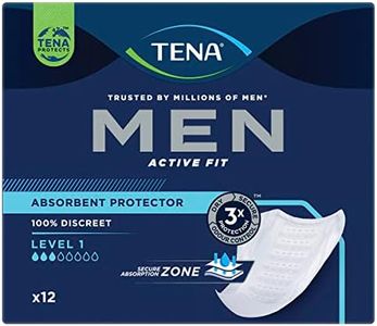 Tena Men Active Fit Absorbent Protector Level 1, Light Incontience, Pack of 12