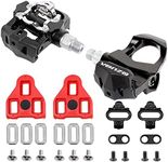 Venzo Sealed Fitness Exercise Indoor Bike Bicycle Pedals & Cleats - Compatible with Peloton, Look Delta & for Shimano SPD 9/16"