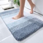 OLANLY Luxury Bathroom Rug Mat 24x1