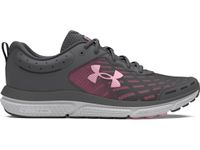 Under Armour Women's Charged Assert 10 Running Shoe, (108) Castlerock/Castlerock/Pink, 10