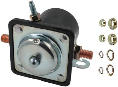 AUTO OCCASION Starter Relay Solenoids Switch with Push Button 6 Volt 3 Terminal Replaces 1114542 12323156 1451 1460 1469 1972147 F902