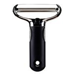 OXO 1116160 Good Grips Cheese Slicer with Replaceable Wire Eco-Friendly Packaging, Stainless Steel, Black