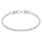 Swarovski Women's Emily Bracelet Brilliant White Crystals with Rhodium Plating from the Swarovski Emily Collection