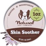 Natural Dog Company Skin Soother, 1 oz. Tin, Allergy and Itch Relief for Dogs, Dog Moisturizer for Dry Skin, Dog Lotion, Ultimate Healing Balm, Dog Rash Cream, Supports Hot Spot Symptoms