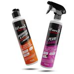 Wavex PLVR Car Interior Cleaner 350ml & Wavex Dashboard & Leather Conditioner+Protectant Car Dashboard Polish 350ml | Car Dashboard Polish & Car Interior Cleaner for Plastic, Leather, Vinyl & Rubber