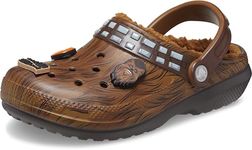 Crocs Unisex-Adult Star Wars Classic Lined Clogs, Fuzzy Slippers, Espresso, 7 Men/9 Women