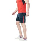 berge' Men's Instadry Dryfit Polyester Lightweight Soft Fabric Long Shorts with Secure Zipper Pockets Casual Sports Shorts for Men|Running Shorts|Gym Shorts|Half Pants|Jogging Shorts (Navy Colour)