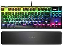 SteelSeries Apex Pro TKL (Compact) 0.1-4.0mm Adjustable Hyper-Magnetic Rapid Trigger OmniPoint 2.0 Switch Mechanical Gaming Keyboard (US Layout) - World’s Fastest Gaming Keyboard