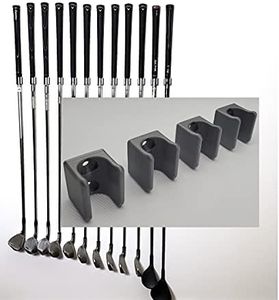 Golf Club organize holder, Wall display, Wall hanger, rack, mount (Club Grip up - 15mm)