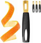 A Bar Above Premium Quality Channel Knife, Stainless Steel Bar Tool, Garnish for Cocktail Mixers, Lemon Zester, and Fruit Peeler, Professional Grade Bar Accessory, Durable Citrus Knife