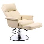 Beauty Chair, Beauty Couches Massage Bed Salon Chair Swivel Rest Recliner Hydraulic Adjustable Height Reclining Beauty Chair Experience Chair Lunch Break Lazy Chair (Off-White)