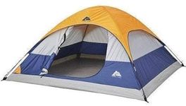 PYU ENJOY SHOPPING Polyester Pyu 4 Person Waterproof Foldable Hiking Dome Camping Tent With Carry Bag,Dome Tent For Beach-Fishing, Travelling, & Hunting(Multi-Color)