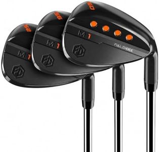 3 Piece Golf Wedge Set, 52/56/60 Degree Golf Sand Wedge, Gap Wedge and Lob Wedge Golf Clubs for Men Women Right Hand, CNC Milled Face for More Spin and Control