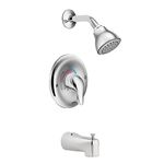 Moen L2353 Chateau Tub and Shower Faucet Set with Moen's PosiTemp Shower Valve, Chrome