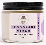 ECO ROOTS Natural Deodorant for Women & Men | Organic Deodorant Cream Non Aluminum | Baking Soda Free Healthy Deoderant for Body & Private Parts | All Vegan Pit Paste Zero Sweat |Lavender Scent