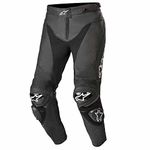 Alpinestars - Motorcycle Jeans Track V2 Leather Pants Black - 48