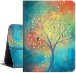 Vimorco iPad 10th Generation Case, iPad Case 10th Generation Support Touch ID, iPad Cover 10th Generation Adjustable Angle, 10th Gen iPad Case 10.9 Inch 2022 Auto Wake/Sleep, Oil Painting Tree