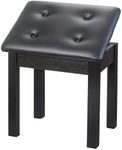 GLEAM Keyboard Bench - Padded Piano Bench for Children or Single use with Storage Compartment