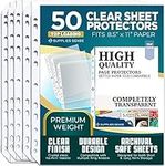 Sheet Protectors for 3 Ring Binder,