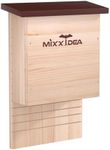 MIXXIDEA Bat House Bat Box Double Chamber Outdoor House Nursery Bat Shelter Habitat Big bat Box Handcrafted from Cedar Wood - Easy for Bats to Land and Roost - Weather Resistant & Ready to Install