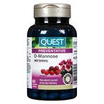 Quest® D-Mannose with Cranberry (60 Veggie Capsules)