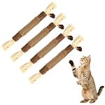 olyee Silvervine Chew Sticks,Kitten Teething Toys Natural Cat Teeth Nip Cleaning Teeth Chew Catnip Chew Toys for Indoor Cat Teeth Cleaning Kitten Teething and Stress Release