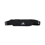 adidas Unisex's Running Belt Waist Bag Pack, Black/Reflective Silver, One Size