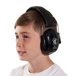 Sensory Direct Ear Defenders - Black, Noise Cancelling Headphone Protection for Kids & Adults with Sensory Integration, Autism, ASD, Asperger's & Sensory Processing Disorder