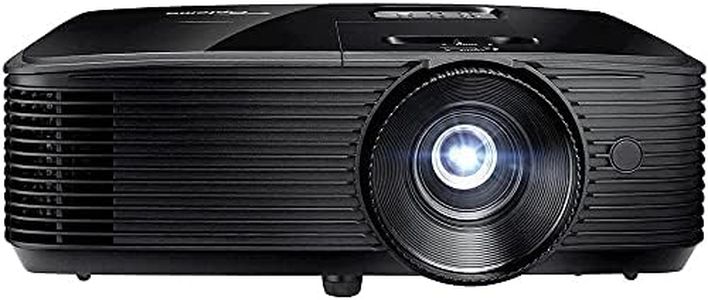 Optoma H190X Affordable Home & Outdoor Movie Projector, HD Ready 720p + 1080p Support, 3D-Compatible, Speaker Built in
