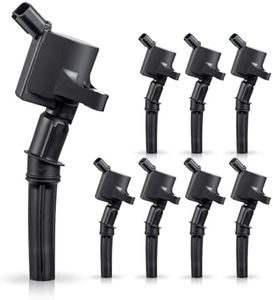 ENA Set of 8 Curved Boot Ignition Coil Pack Compatible with Ford Lincoln Mercury 4.6L 5.4L V8 Replacement for DG508 C1454 C1417 FD503 1L2U12029AA I2LU-12A388-AA C1417 DG473 DG481 DG491