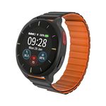 Health Monitor Watch 24/7 - Audar E2 - Vital Sign Tracker for Heart Rate, Blood Pressure, Sp02, Temperature, Real Time GPS SOS Alert, Fall Detection - Data Via IoT Cloud Platform, IP67, 10 Day Battery