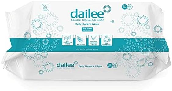 Dailee Toallitas Ancianos XL - 288x Toallitas húmedas para el cuerpo y la higiene íntima - Adultos, Ancianos, Discapacitados, Enfermos - 288 toallitas, 6 paquetes