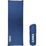 KAMUI Self-Inflating Sleeping Mat | 5cm Thick Pad | Connectable with Multiple Mattresses for Tent & Family Camping (Blue)