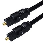 HUANGTAOLI Digital Optical Audio Cable Toslink Male to Male 1m