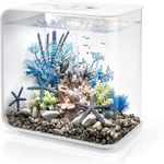 biOrb 72034 FLOW 30 LED, white, 30 L tank volume - rectangular acrylic design aquarium, set with filter system, LED lighting, bottom gravel, air diffuser