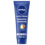 NIVEA Intensive Moisture Hand Cream (100ml), Nourishing Hand Cream with Almond Oil and Shea Butter, Daily Intensive Moisturising Hand Lotion for Dry Hands