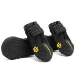 MOKCCI Truelove Dog Boots Waterproof Dog Shoes with Reflective Straps for Small Medium Large Dog