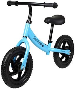 Stream 12" Balance Bike Carbon Steel Frame No Pedal Walking Balance Bike Training Bicycle for Kids and Toddlers 2- to 6 Years Old (blue)