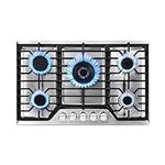 AMZCHEF 30 inch Gas Cooktop with 5 