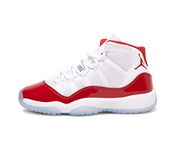 Jordan Youth Air Jordan 11 GS 378038 116 Cherry 2022 - Size 5Y, White/Varsity Red/Black, 5 Big Kid