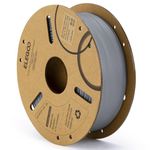 ELEGOO PLA Filament 1.75mm Gray 1KG - 3D Printer Filament With +/- 0.02mm Accuracy, 1kg (2.2lbs) Cardboard Spool for Most FDM 3D Printers