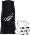 VANDOREN Bb Clarinet Silver M/O Ligature & Plastic Cap, LC51SP