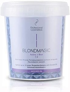 Profesional Cosmetics Blondmagic Active + Blue - Decolorante para el pelo, 500 ml