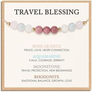 Travel Accessories Essentials for Women, Gifts Items Travelers Must Haves Cool Unique Stuff Flying Stocking Stuffers Bracelet Charm