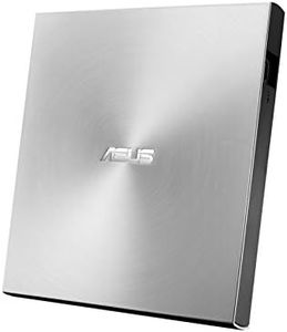 ASUS SDRW-08U9M-U External ultraslim 8X DVD Writer, USB Type C + Type A Cable, Mac Compatible, 13.9mm Ultraslim, M-DISC Support, Disc Encryption, Nero Backitup, E-Green, E-Media