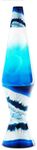 Spencer Gifts Lava® Lamp - 17" Blue Agate - The Original Motion Lamp - White Wax and Clear Liquid with Printed Base and Hand Painted Globe Exclusive