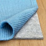 RUGPADUSA RPC14F-810 Basics 100% Felt Pad, 1/4" Available in Multiple Thicknesses, Adds Cushion Protection Under Rugs, Safe for All Floors and Finishes, Made in The USA, 8'x10', Grey