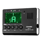 Donner Metronome Tuner for All Instruments - Guitar, Bass, Violin, Ukulele, Trumpet, Chromatic, Clarinet, Flute, 3 in 1 Digital Metronome with Tuner/Metronome/Tone Generator, DMT-01