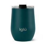 iglu Reusable Coffee Cup | Thermal Insulated Stainless Steel Travel Mug with Lid | Double Walled - Great for Hot & Cold Drinks | His & Hers Premium Eco-Friendly Gift (Atlantis, 12oz)